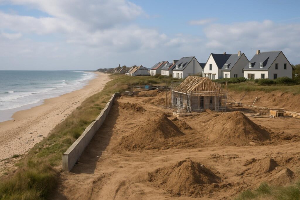 À Bretteville, un projet de 12 maisons relance le débat sur l’urbanisation du littoral